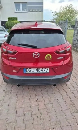 Mazda CX-3 cena 75000 przebieg: 97000, rok produkcji 2018 z Głogów małe 46